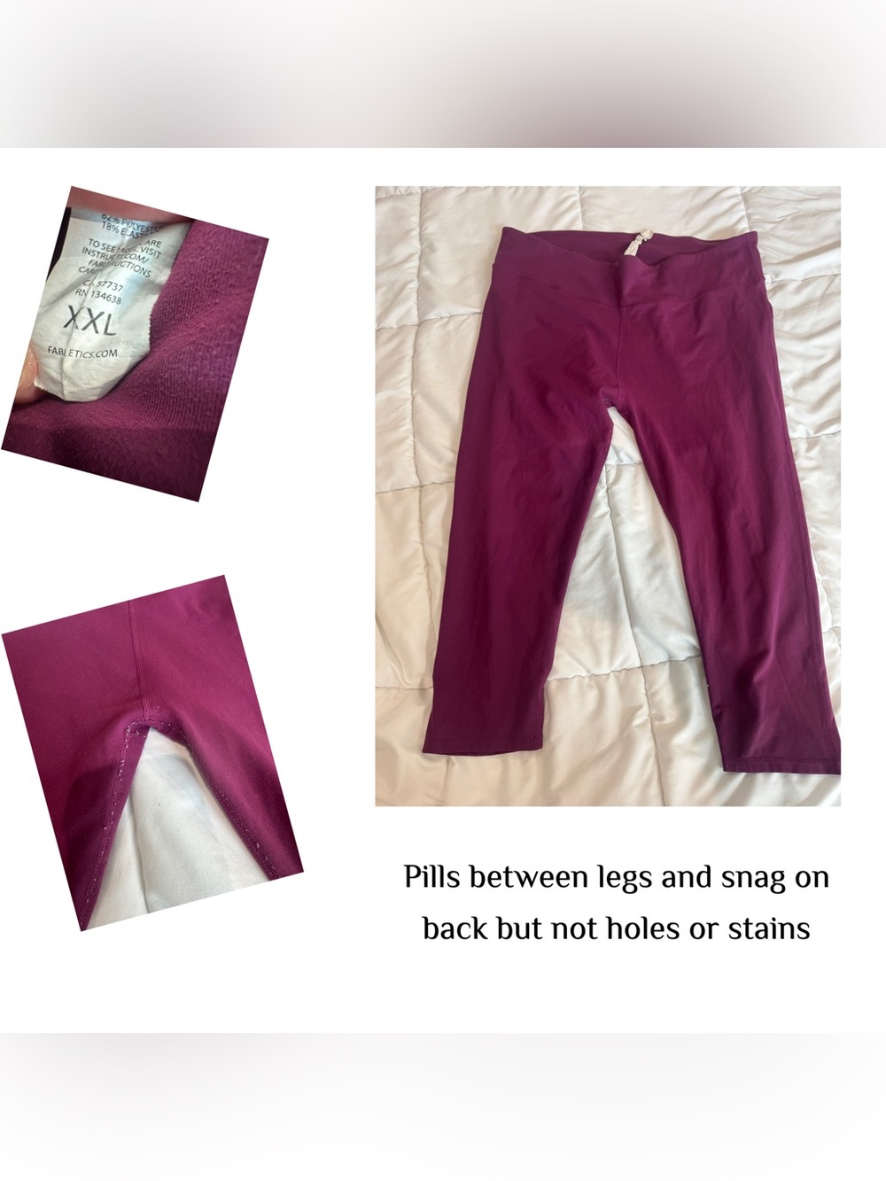 Assorted Fabletics Leggings & Tanks Bundle - Picture 2 of 10